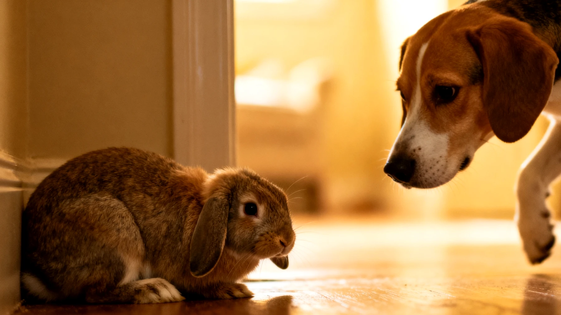 Kaninchen zeigen oft Stress oder Aggressionsverhalten, wenn sie mit anderen Haustieren zusammenleben, insbesondere mit Hunden oder Katzen, da sie als Beutetiere instinktiv Angst empfinden und gesundheitliche Probleme wie erhöhter Stresslevel, Appetitlosigkeit oder Verhaltensauffälligkeiten entwickeln können"